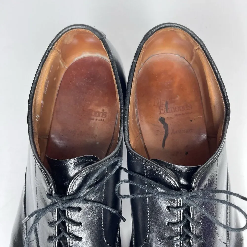 Allen Edmonds Park Avenue Cap-toe Oxford Black Dress Shoe Size 14 R